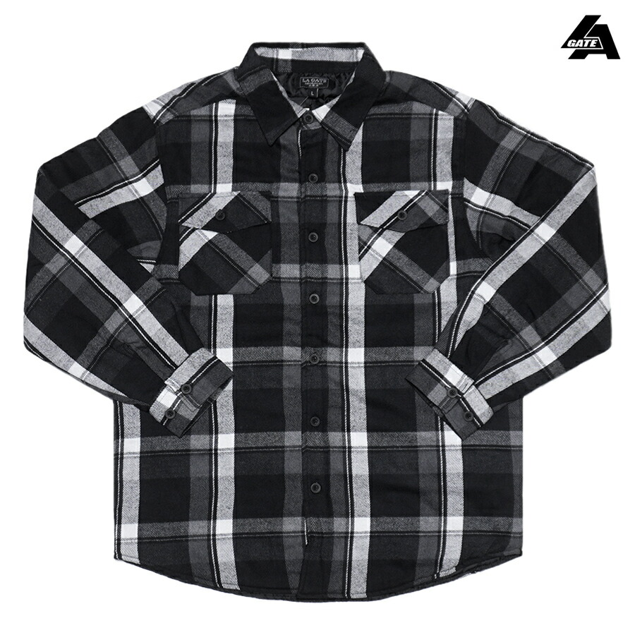 YAGO FLANNEL キルティングジャケット　4XL YAGO ヤゴ キルティングジャケット シャツジャケット フランネル