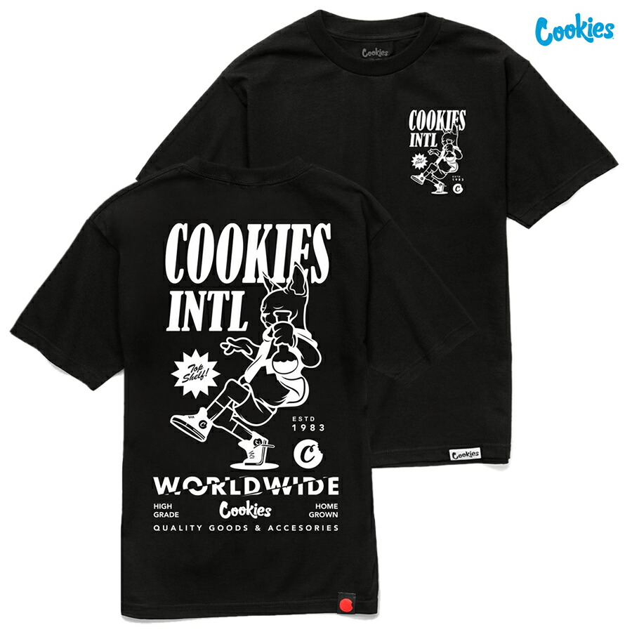 楽天市場】【送料無料】COOKIES C BITE L/S Tシャツ【BLACK】(M