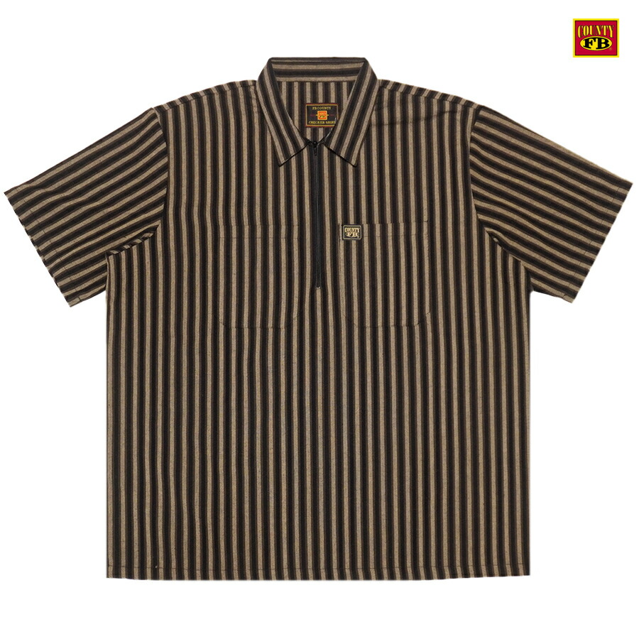 楽天市場】FB COUNTY エフビーカウンティ HALF ZIP L/S SHIRTS 長袖