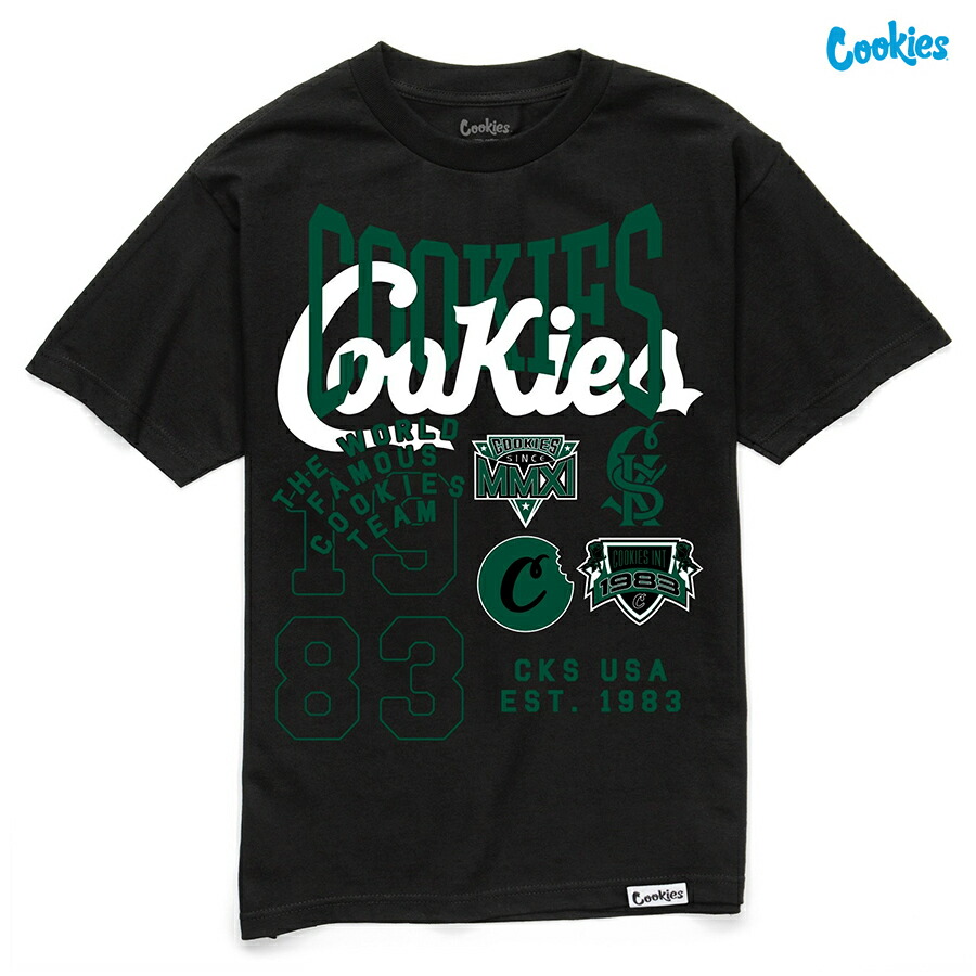楽天市場】【送料無料】COOKIES ORIGINAL LOGO Tシャツ【BLACK