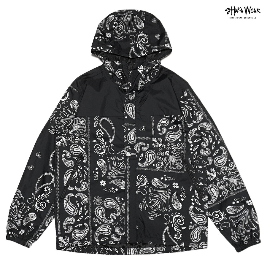 Shajacket 【楽天市場】【送料無料】SHAKA WEAR WINDBREAKER JACKET【PAISLEY】(M・L・XL・2XL)(シャカ 通販 ...