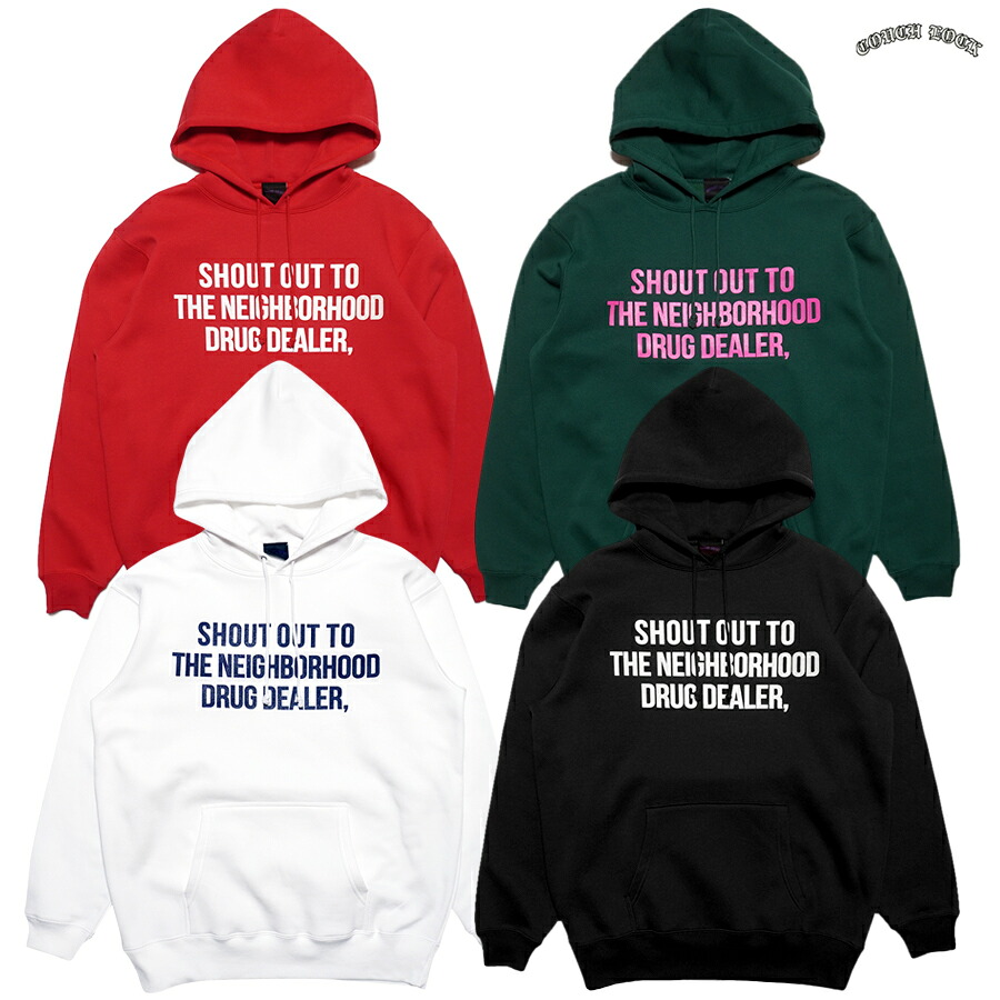 【送料無料】COUCH LOCK PULLOVER HOODIE【WHITE/BLACK/RED/DARK GREEN】(S・M・L・XL)(カウチロック 通販 メンズ 大きいサイズ パーカー スウェット プルオーバー フード フーディ 長袖 ロングスリーブ WEST COAST HIPHOP ヒップホップ アーティスト)｜Indoor Class Online Store