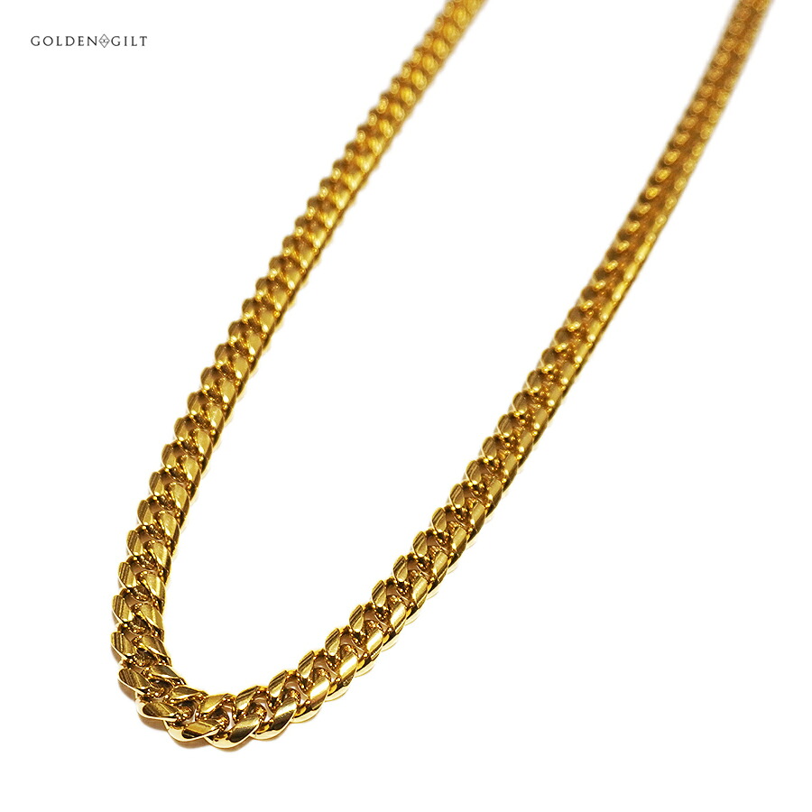 【貨物輸送無料】GOLDEN GILT 8MM CUBAN CHAIN - 20inch・22inch・24inch -【GOLD】(ゴールデンギルト 通信販売 首飾り チェーン店 マイアミ 付属品 宝飾品 HIPHOP 御居処跳ねる) GOLD