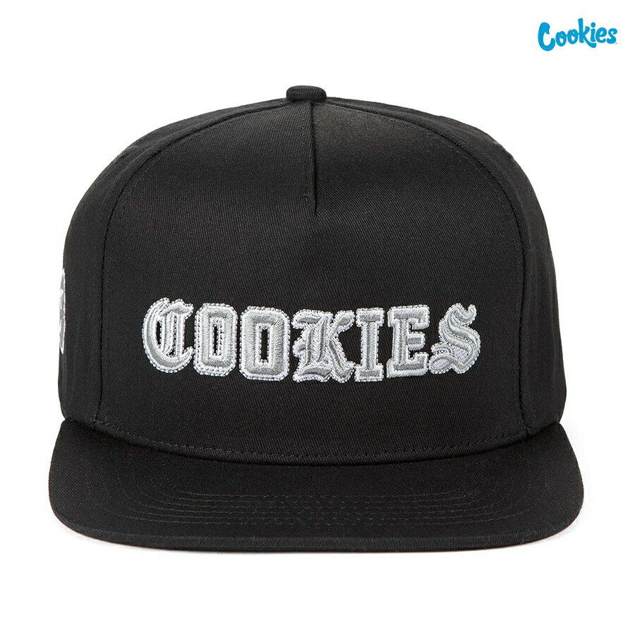 【送料無料】COOKIES ATHLETICS SNAPBACK CAP【BLACK】(クッキーズ アパレル 服 通販 CAP 帽子 キャップ スナップバック ロゴ ベースボールキャップ)