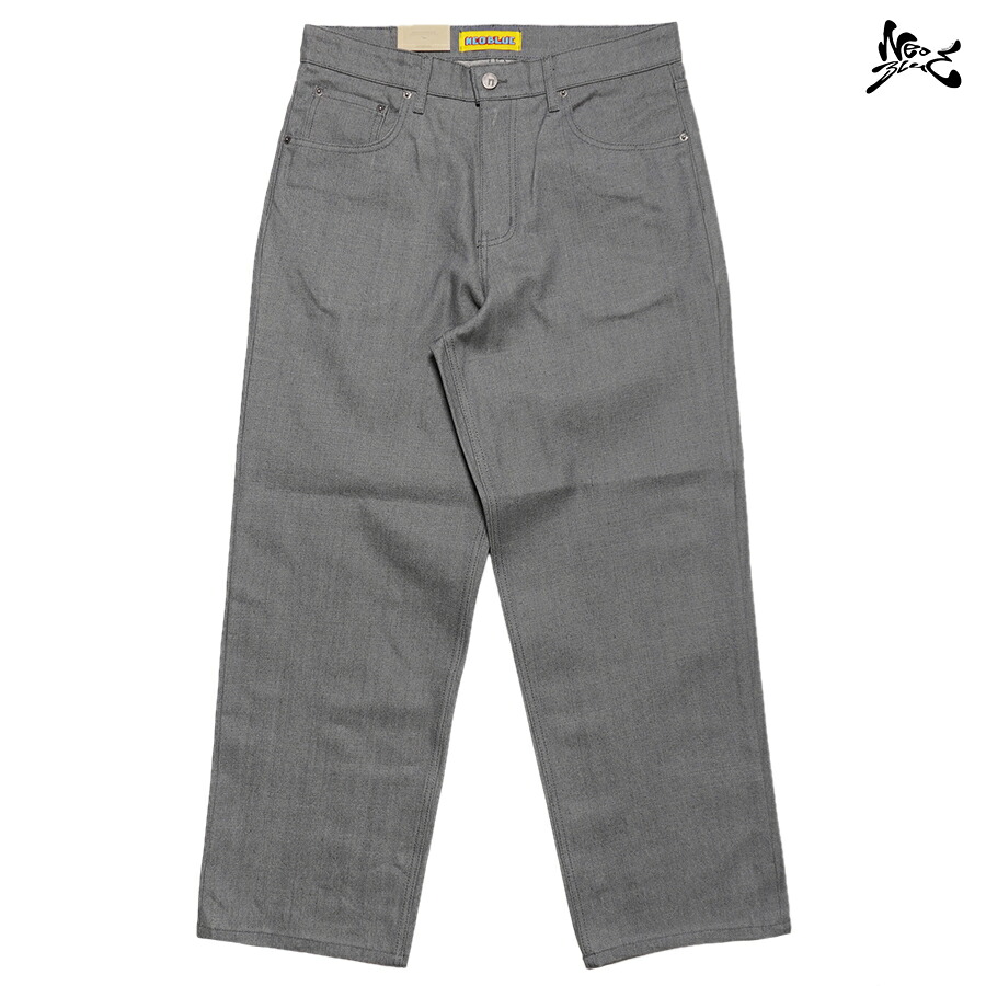【送料無料】NEO BLUE BAGGY JEANS【INDIGO GRAY】 (30inch・32inch・34inch・36inch・38inch)(ネオブルー 服 通販 メンズ 大きいサイズ デニム バギー パンツ ジーンズ ノンウォッシュ シンプル ロングパンツ ジーパン)