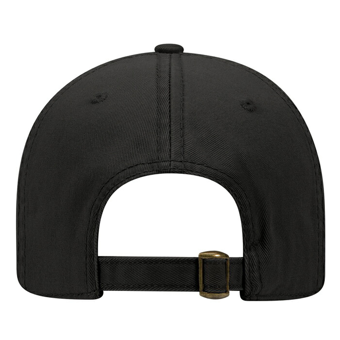 plain black strapback cap