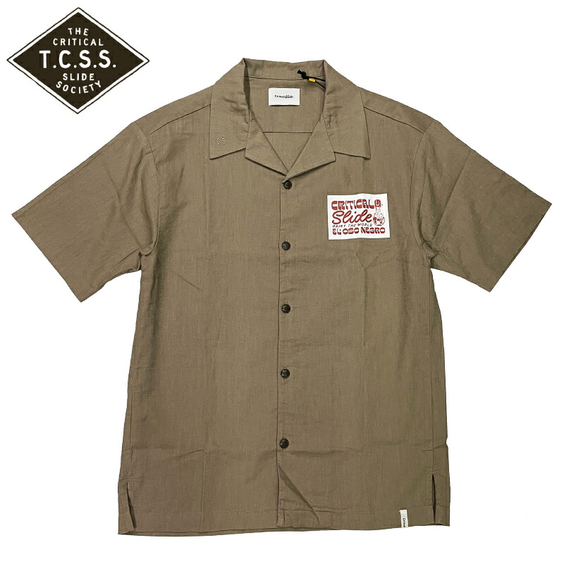 【20%OFF】TCSS ティーシーエスエス RAMIE SS SHIRT メンズ シャツ 半袖 BROWN Mサイズ｜メンズプロダクト