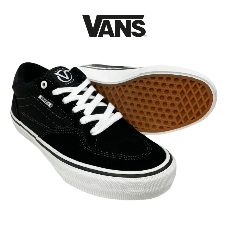 Vans バンズ Rowan Pro メンズ レディース スニーカー シューズ 履物 スケシュー Black White 26 5cm Vn0a4tzcy28 送料無料 あすイージー 規律面目 即時差し遣す Pasadenasportsnow Com