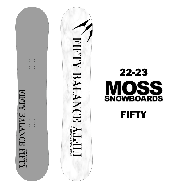 激安セール】 MOSS SNOWBOARD モススノーボード FIFTY-FIFTY 22-23