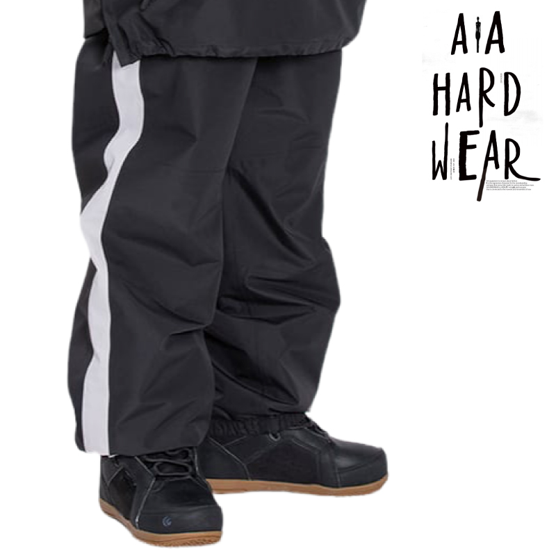 AA ダブルエー TEAM TRACK PANTS - BLACK OFF WHITE 22-23 メンズ スキー スノーボード パンツ 日本未発売