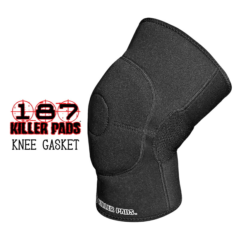 Subete no 187KILLERPADS ワンエイトセブンキラーパッド KNEE GASKET ニーガスケット メンズ レディース キッズ 子供  スケートボード スケボープロテクター 膝 ひざ ずれ防止 調整用 WEB Gentei-css.edu.om