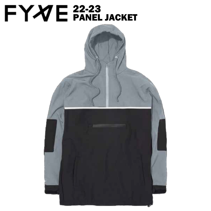 94％以上節約 FYVE ファイブ PANEL JACKET - GREY BLK 22-23 スノーボード スキー ウエア パーカー フード  フーディー アノラック fucoa.cl