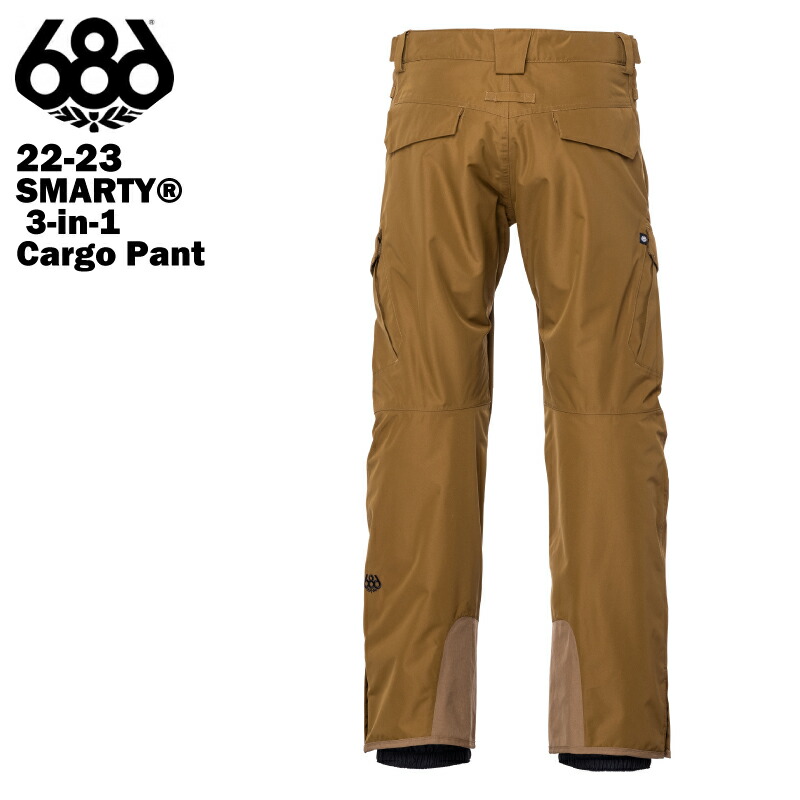 百貨店 686 SIX EIGHT シックスエイトシックス SMARTY® 3-in-1 Cargo Pant - Breen 22-23 メンズ  スノーボード スキー ウエア パンツ fucoa.cl