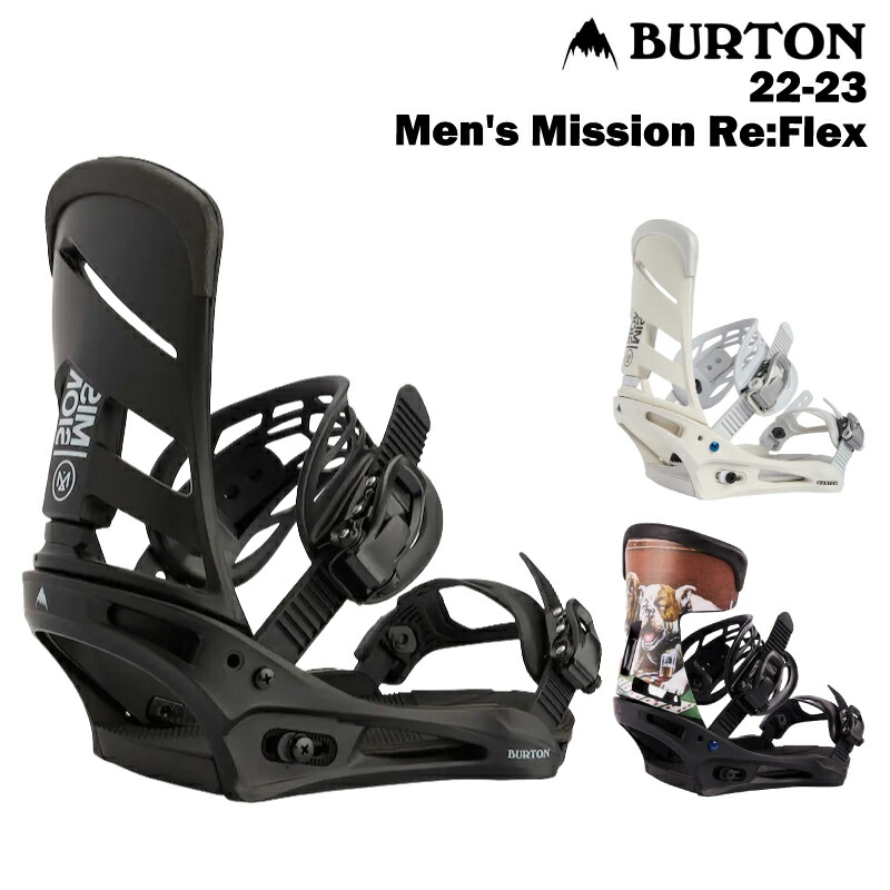 新作販売 BURTON バートン Men's Mission Re:Flex 22-23 メンズ スノーボード ビンディング バインディング  fucoa.cl