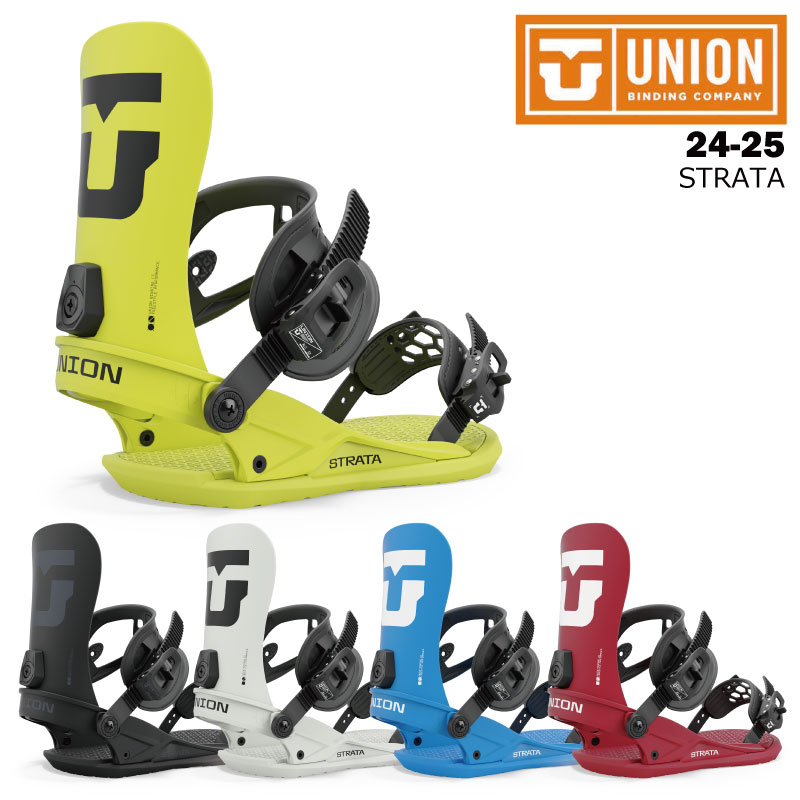 union strata 21-22 ユニオン ストラータ　黒 Mサイズ ユニオン(UNION) スノーボード ビンディング ストラータ STRATA