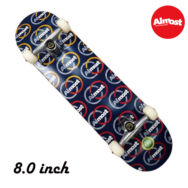 楽天市場】Almost オルモスト スケートボード コンプリート Rasterized