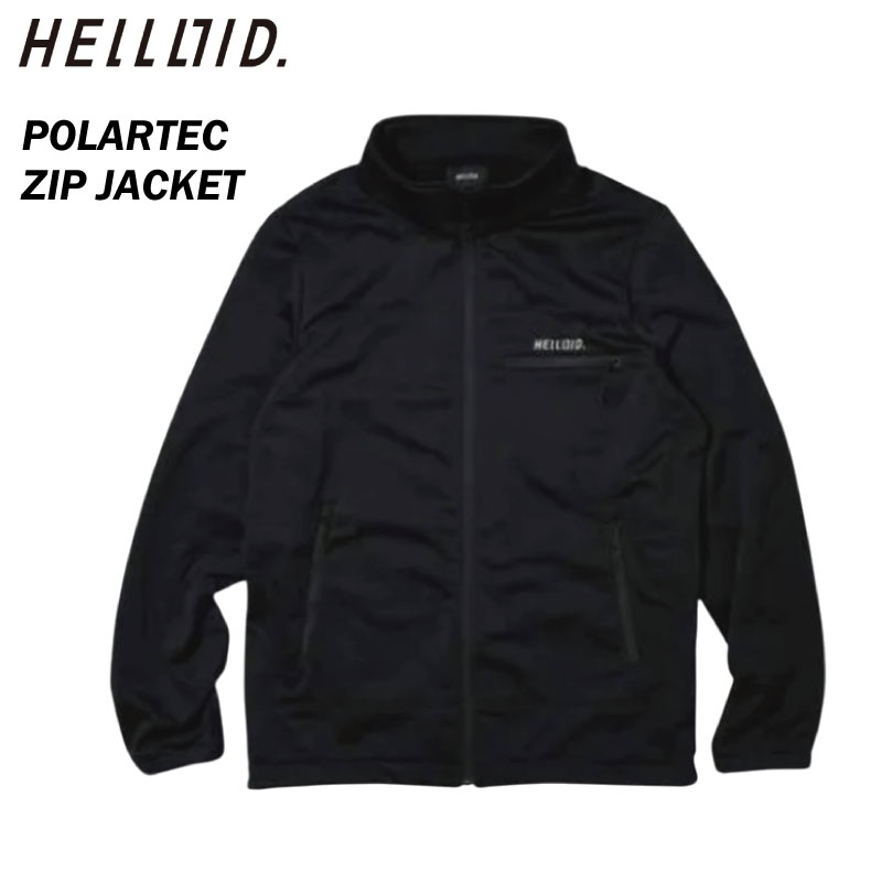【12%OFF】HELLOID へロイド POLARTEC ZIP JACKETメンズ 24-25 スキーの板 スノーボード ミッドレイヤー セカンドレイヤー