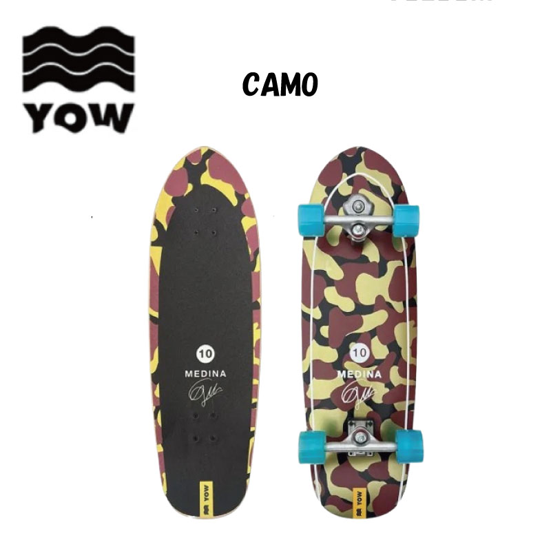 YOW ヤウ CAMO 33.5” サーフスケート スケボー スノーボード サーフィン オフトレ メラキ|メンズプロダクト