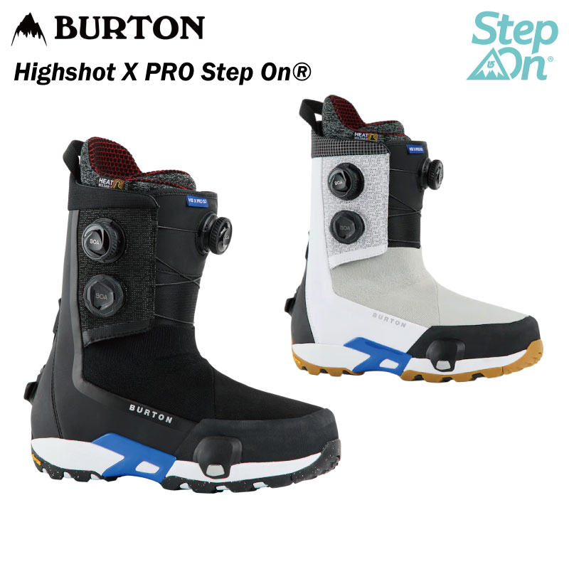 スノーボード Burton Highshot X Pro Step On (White) BURTON 】 バートン 【HIGHSHOT X Step On】 ハイショット On 25-26