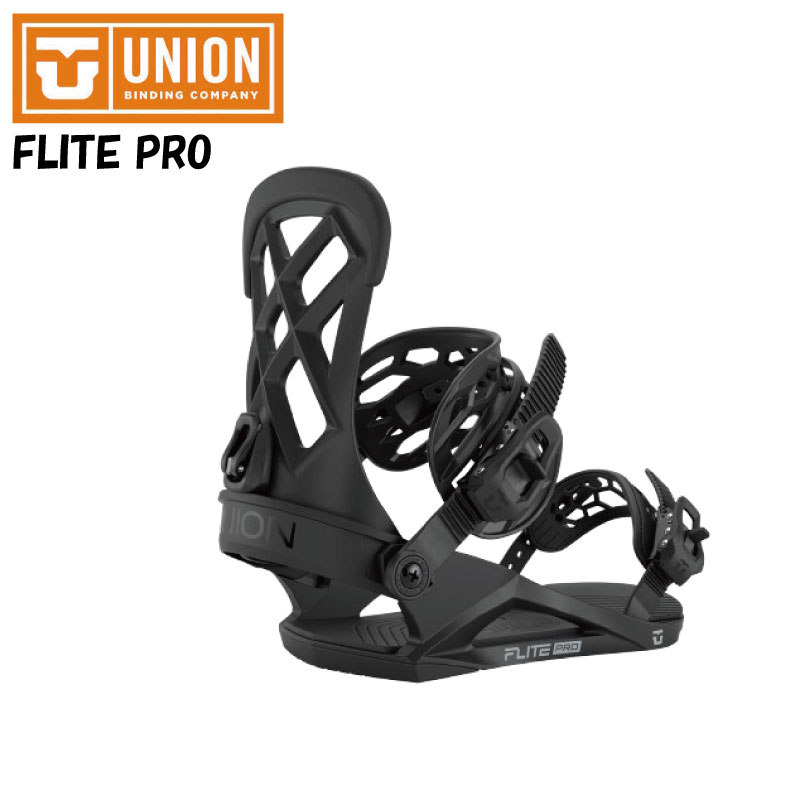 【12%OFF】 UNION BINDING ユニオン FLITE PRO 25-26 メンズ スノーボード ビンディング バインディング ユニバーサルディスク フリースタイル