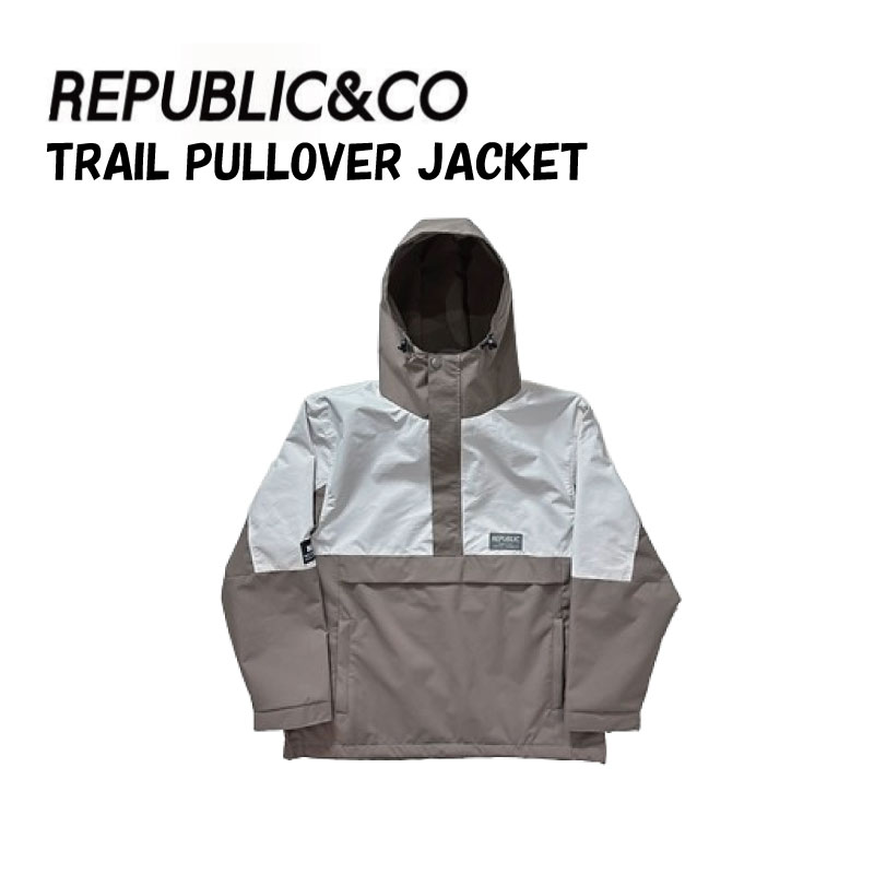 【12%OFF】 REPUBLIC&CO リパブリック TRAIL PULLOVER JACKET 25-26 メンズ レディース ユニセックス スキー スノーボード ウエア ジャケット タウンユース アウトドア