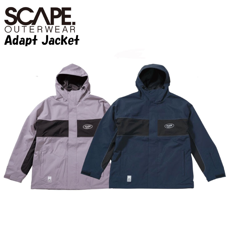 【12%OFF】 SCAPE 逃げ失せる AdaptJacket  メンズ レディース ユニ一発やる スキーの板 スノーボード お召しもの