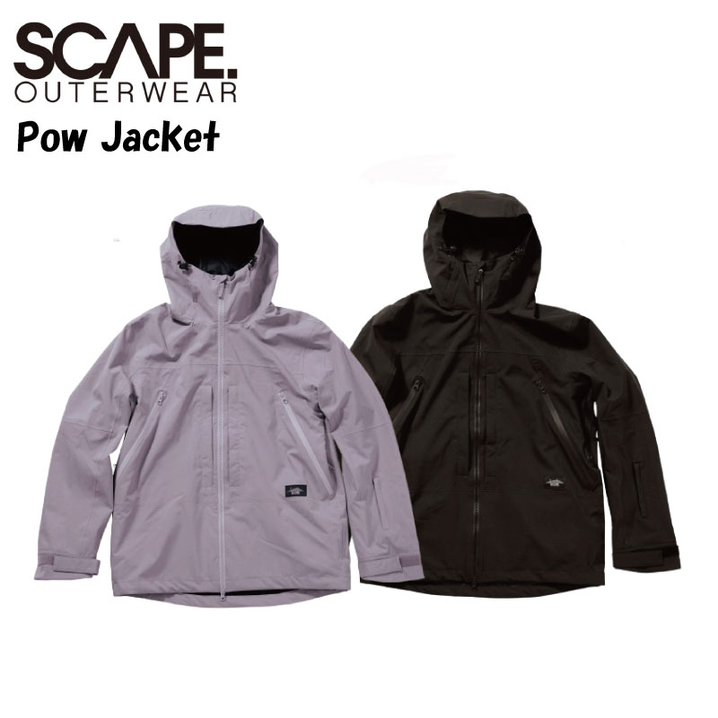 【12%OFF】 SCAPE 逃げ失せる POWJACKET  メンズ レディース ユニ一発やる スキーの板 スノーボード お召しもの