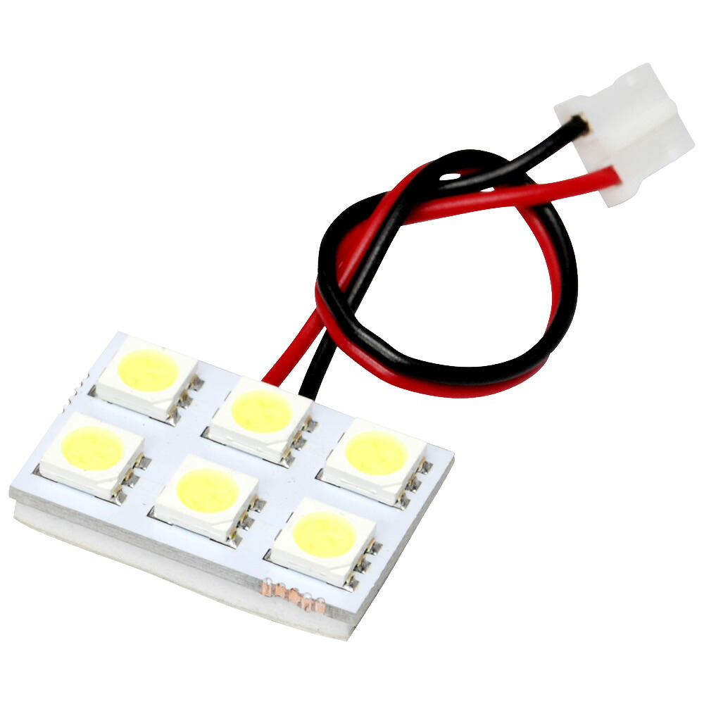 楽天市場】12V SMD24連 4×6 LED 基板 総発光数72発 ルームランプ ホワイト : イネックスショップ