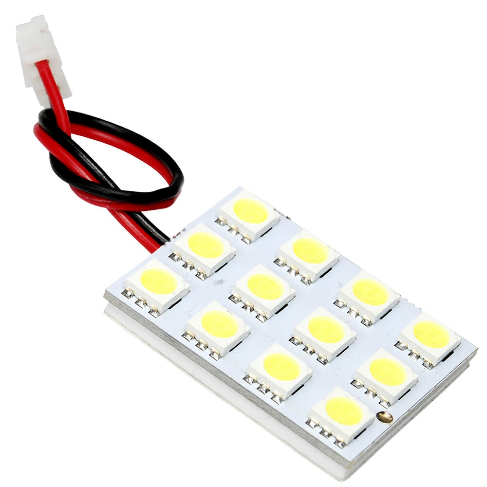 楽天市場】12V SMD24連 4×6 LED 基板 総発光数72発 ルームランプ ホワイト : イネックスショップ