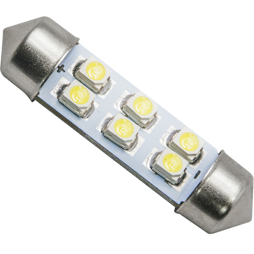 楽天市場】12V SMD 16連 T10×28mm T8×28mm兼用 LED 電球 ルームランプ ホワイト : イネックスショップ