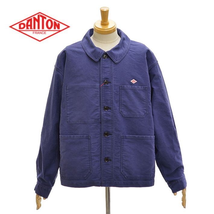 DANTON ダントン　モールスキン 　ジャケット　カバーオール　フレンチワーク DANTON/MOLESKIN WIDE COVERALL JACKET｜Daytona Park(FREAK'S