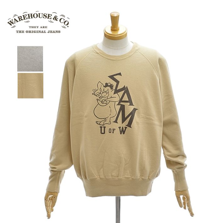 楽天市場】ウェアハウス WAREHOUSE クルーネック スウェット 461