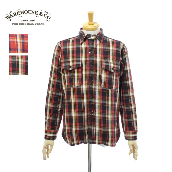 楽天市場】WAREHOUSE ウエアハウス Lot 3060 PULLOVER FLANNEL SHIRTS