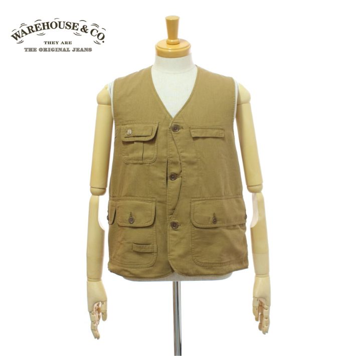 ウエアハウス Lot.2201 ゲートウェイ フィッシングベスト メンズ WAREHOUSE GATEWAY SPORTING GOODS FISHING VEST