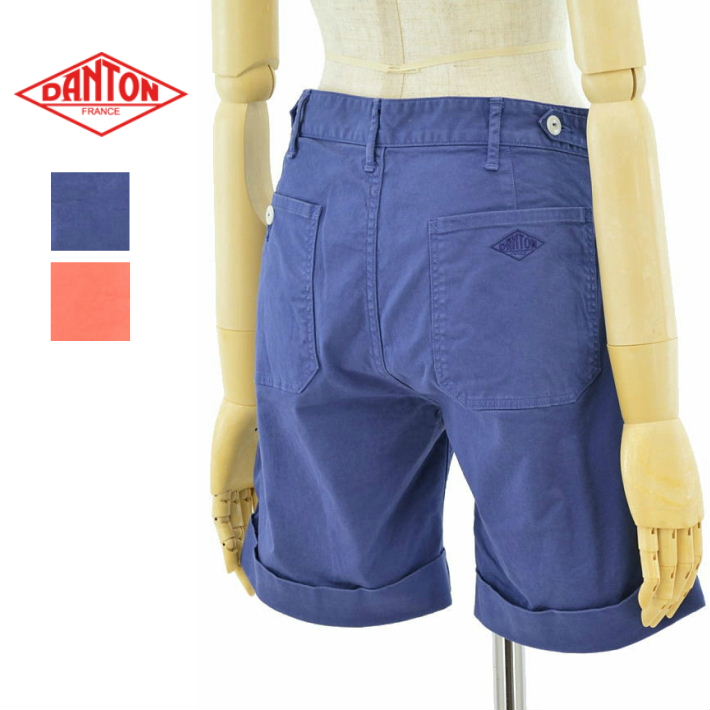 ダントン JD-2413SCH ストレッチチノ ショートパンツ ハーフパンツ ショーツ レディース DANTON【1点までネコポス可】|INFINITY Co.,Ltd.