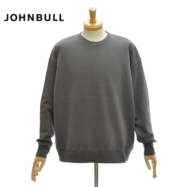 ジョンブル JM254C01 ピグメントダイ プルオーバー クルーネック スウェット メンズ Johnbull