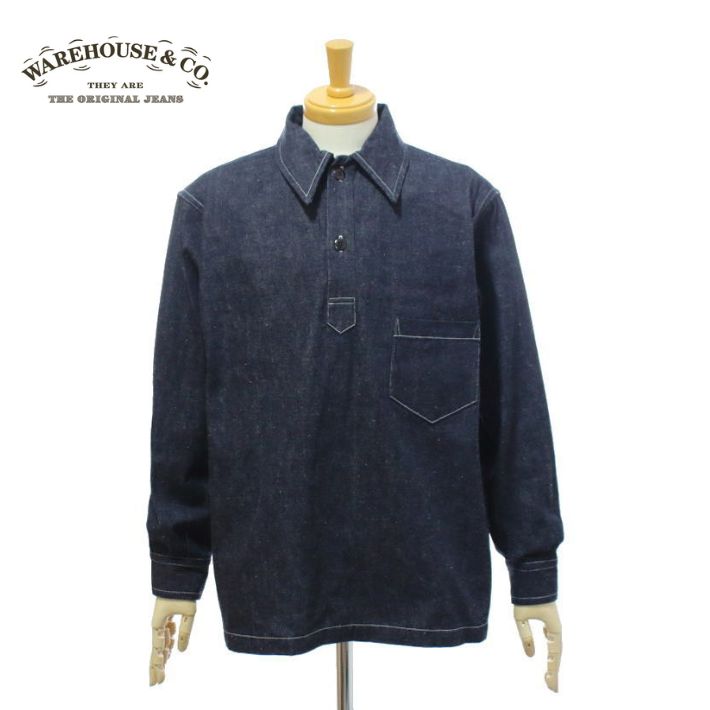 ☆WAREHOUSE ウエアハウスL/Sワークシャツ　シャンブレー　3076S☆ WAREHOUSE “Lot 3076 TRIPLE STITCH L/S WORK SHIRTS” | MASUYA