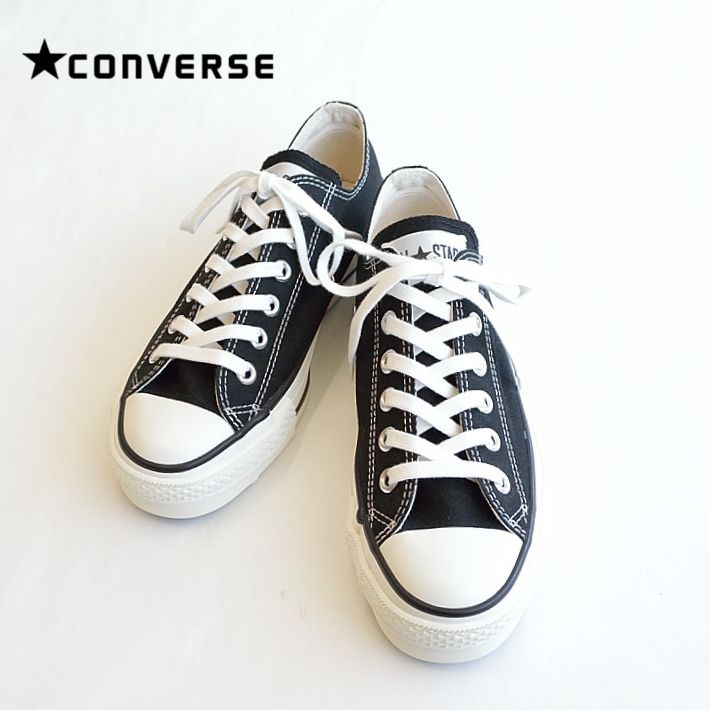 コンバース キャンバス オールスター J オックス ローカット 32167431 ブラック 黒 レディース メンズ 日本製 CONVERSE CANVAS ALL STAR J OX BLACK