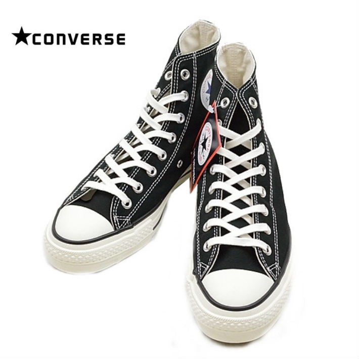 コンバース キャンバス オールスター J ハイカット 32067961 ブラック 黒 レディース メンズ 日本製 CONVERSE CANVAS ALL STAR J HI BLACK