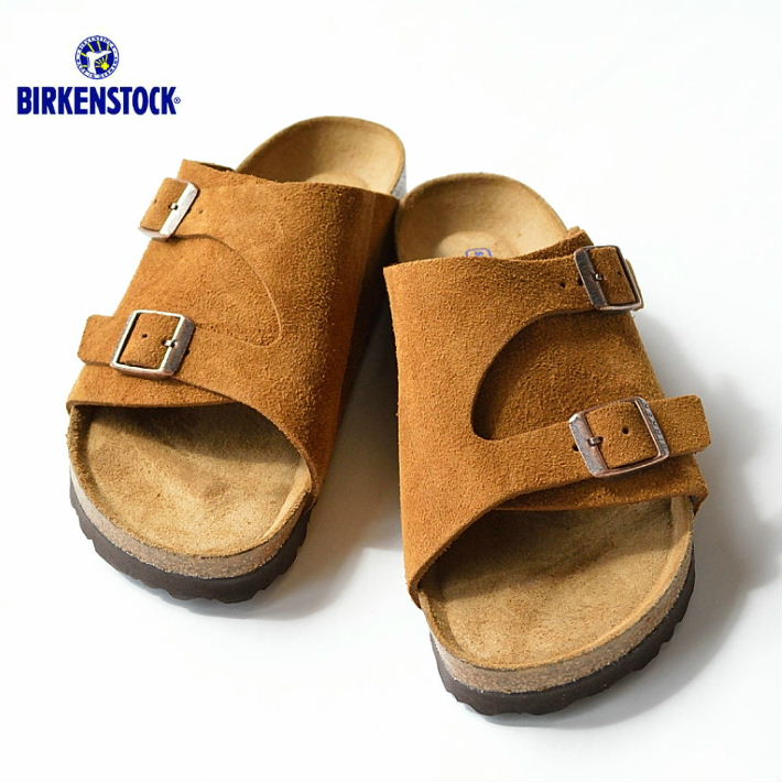 超高品質で人気の ビルケンシュトック チューリッヒsfb Mink Zurich Birkenstock メンズ レディース スエードレザー 革 ミンク サンダル ソフトフットベッド Birkenstock Bronze Qa