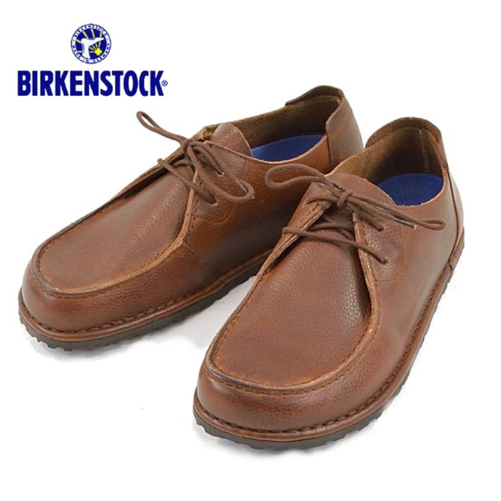 ビルケンシュトック ウッティ スピード競技  1029679 自然的なめし革 焙じる 靴 シューズ メンズ BIRKENSTOCK Utti Lace