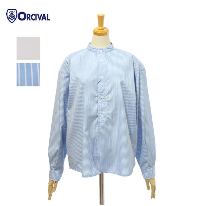 BSHOP購入『オーシバル/ORCIVAL』丸襟ロングスリーブデニムシャツ BSHOP購入『オーシバル/ORCIVAL』丸襟ロングスリーブデニム