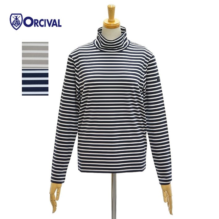 オーチバル・オーシバル スタンドロング スリーブプルオーバー 長袖 カットソー OR-C0493PRC レディース ORCIVAL [メール便可]