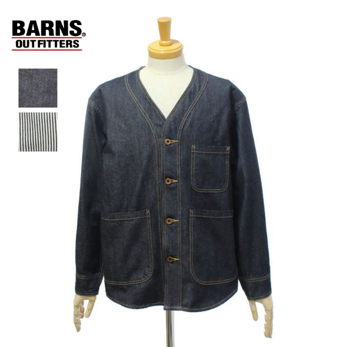 ジョージバーンズ BR-26123 否色合い 取りまかなう櫂 上衣 メンズ BARNS OUT FITTERS