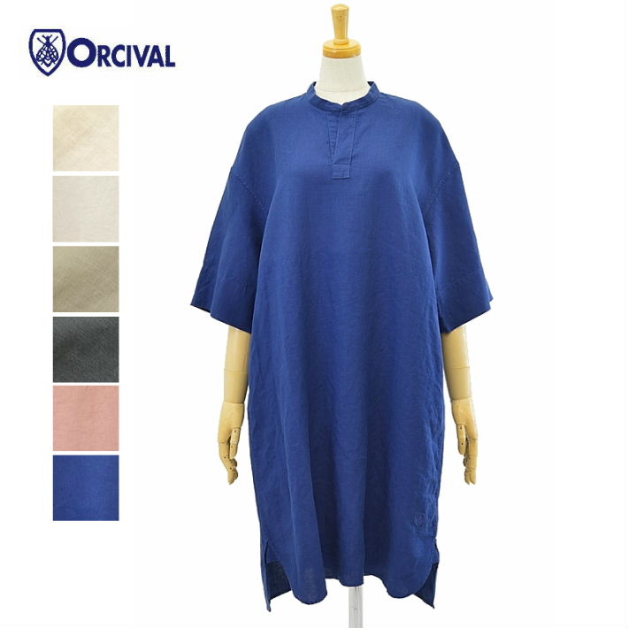 オーチバル オーシバル リネンクロス Rc 3705ylm Rc 3705ylm リネンクロス ワンピース Orcival ｉｎｆｉｎｉｔｙ 正規取扱店 レディース ドロップショルダー レディース Co Ltd レディース 6分袖