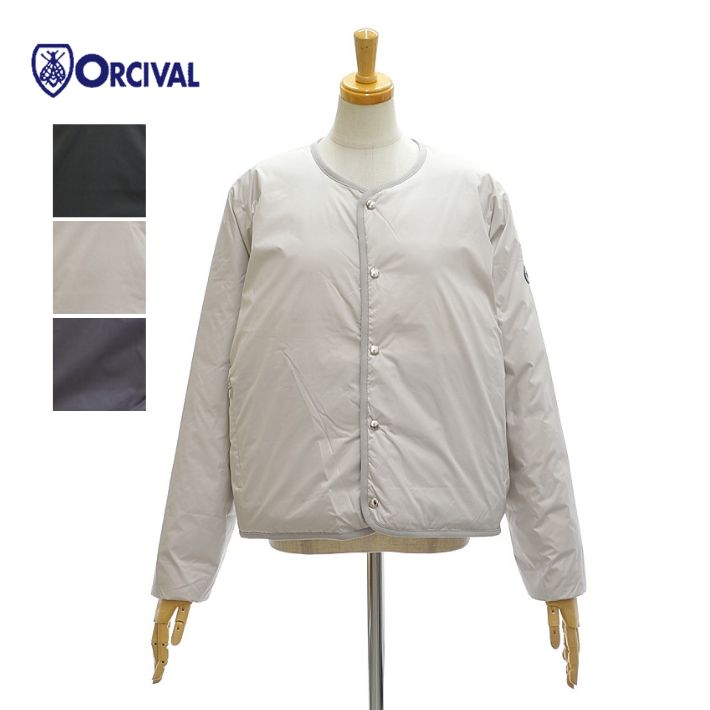 オーチバル・オーシバル OR-A0735DPR ポリエステルタフタ インナーダウン ブルゾン レディース ORCIVAL|INFINITY Co.,Ltd.