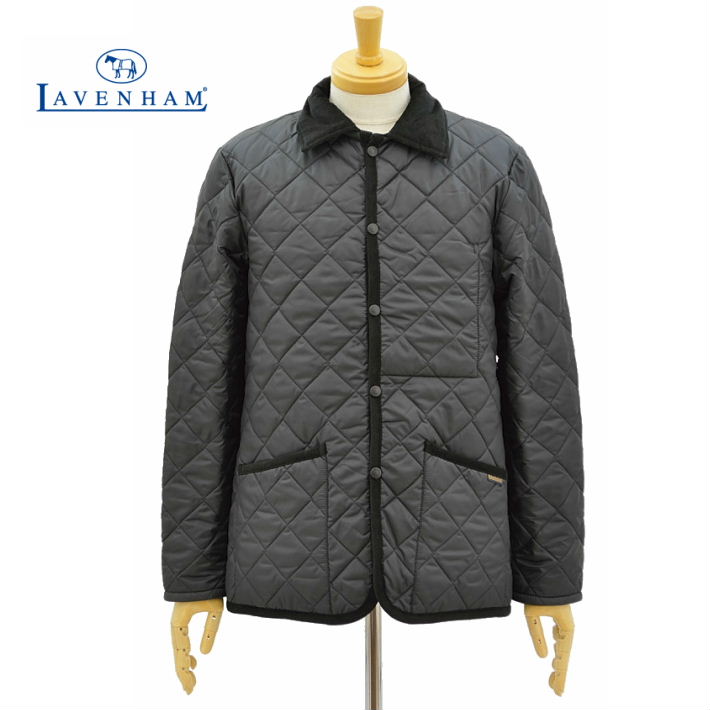 楽天 ラベンハム Lavenham メンズ ブラック 黒 襟コーデュロイ レイドン キルティングジャケット Grey Black Black New Lamp Raydon Lavenham Raydon 19 Lb B Ng 241news Com