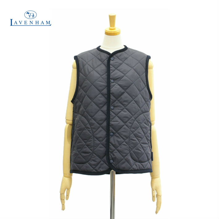 中古 Slj1117 ラベンハム キルティングジレ Slj1117 サフォークネイビー ベスト Thornhamレディースファッション Navy コクーンソーンハム サフォークネイビー 正規取扱店 レディース レディース Lavenham Suffolk カラーレス Cocoon Thornham ｉｎｆｉｎｉｔｙ