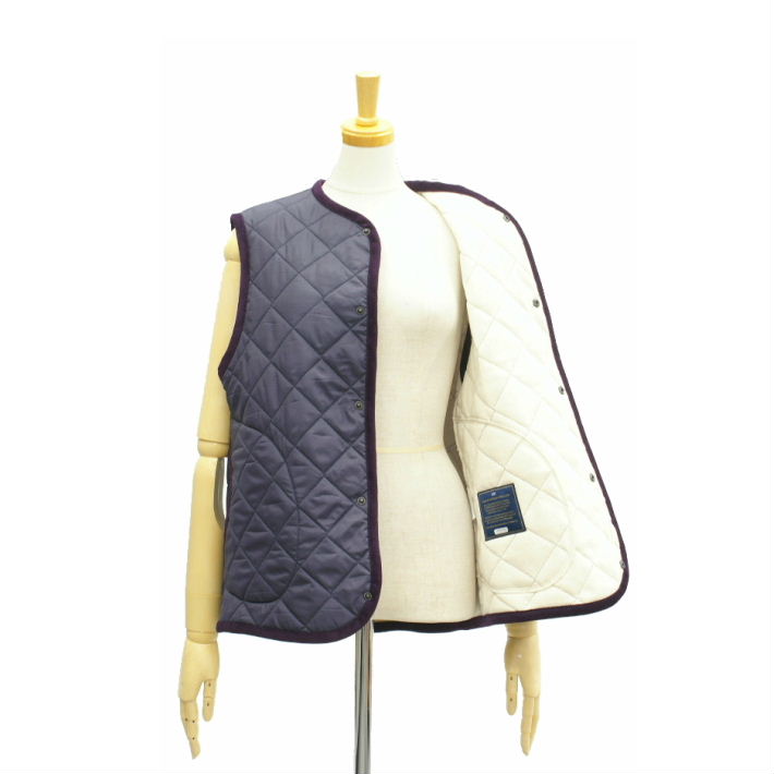 Slj1117 正規取扱店 レディース Royal ベスト ロイヤルパープル Thornhamレディースファッション トップス コクーンソーンハム カラーレス Purple コクーンソーンハム ラベンハム キルティングジレ レディース Lavenham Cocoon Thornham ｉｎｆｉｎｉｔｙ Co Ltd