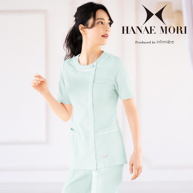 楽天市場】[ハナエモリ]前開きハートネックジャケットナース服 ナース